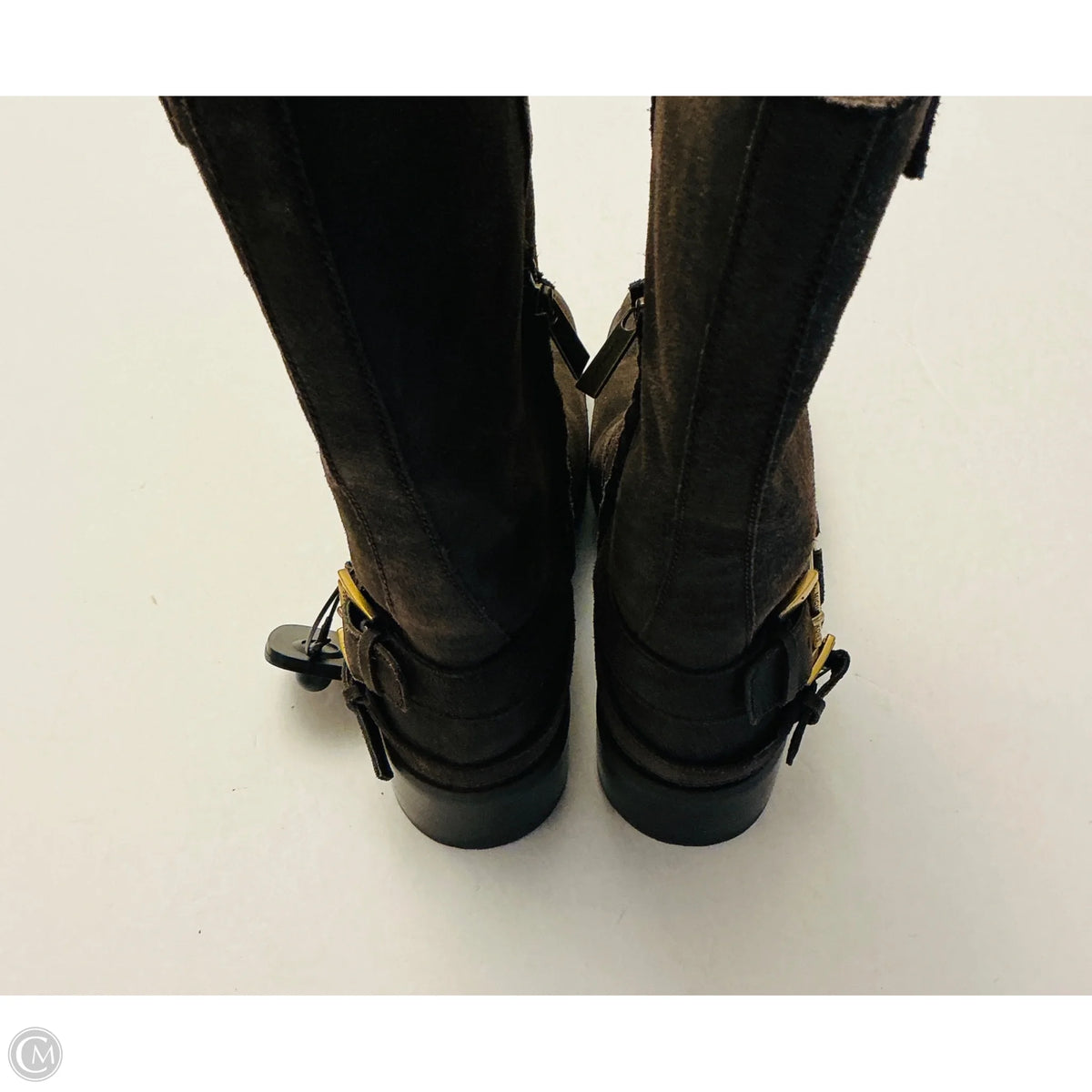 Boots Designer By Michael Kors In Brown, Size: 9