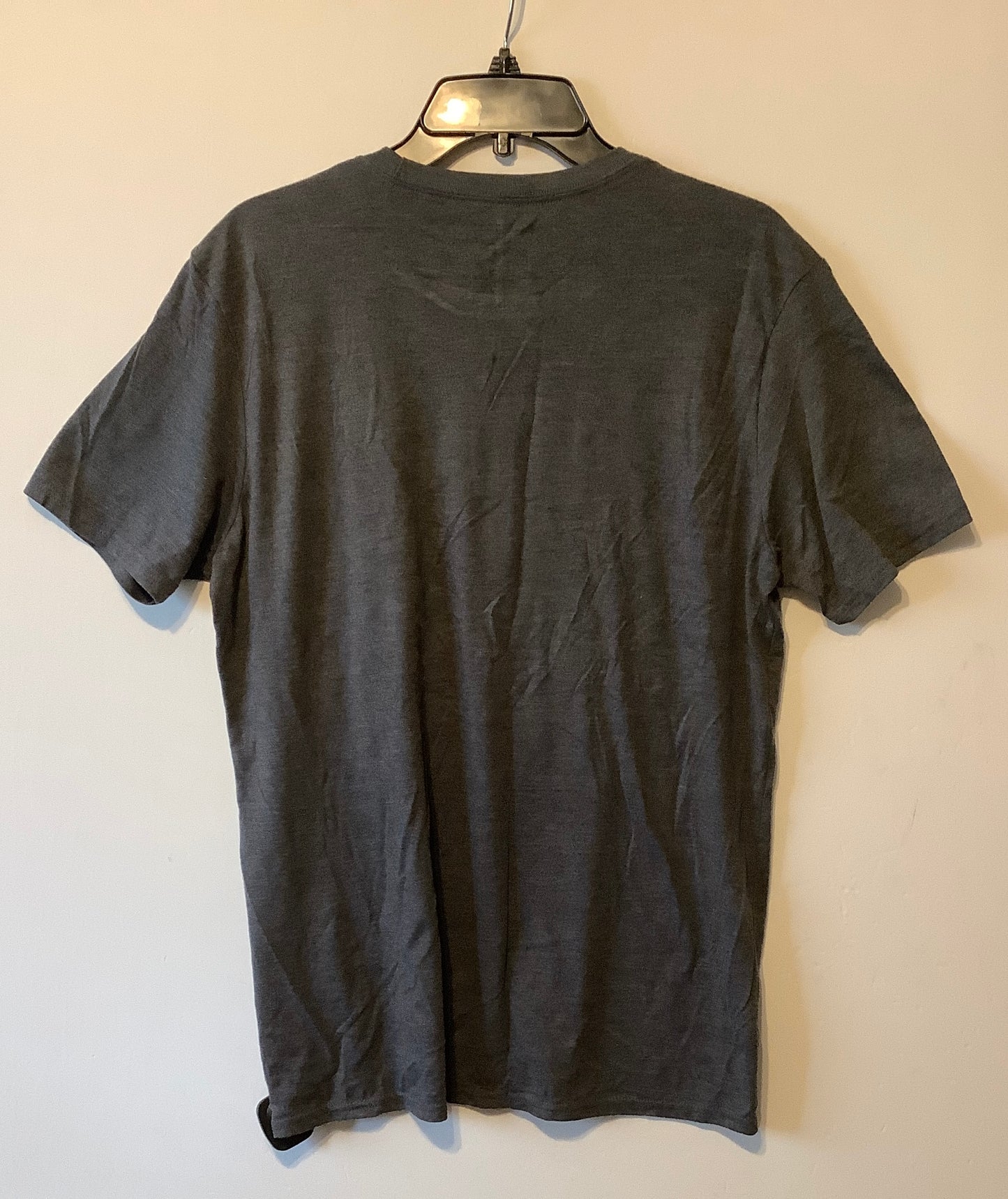 Top Short Sleeve Basic By Clothes Mentor In Grey, Size: L