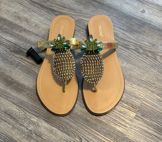 Sandals Flip Flops By Nicole  Size: 7.5