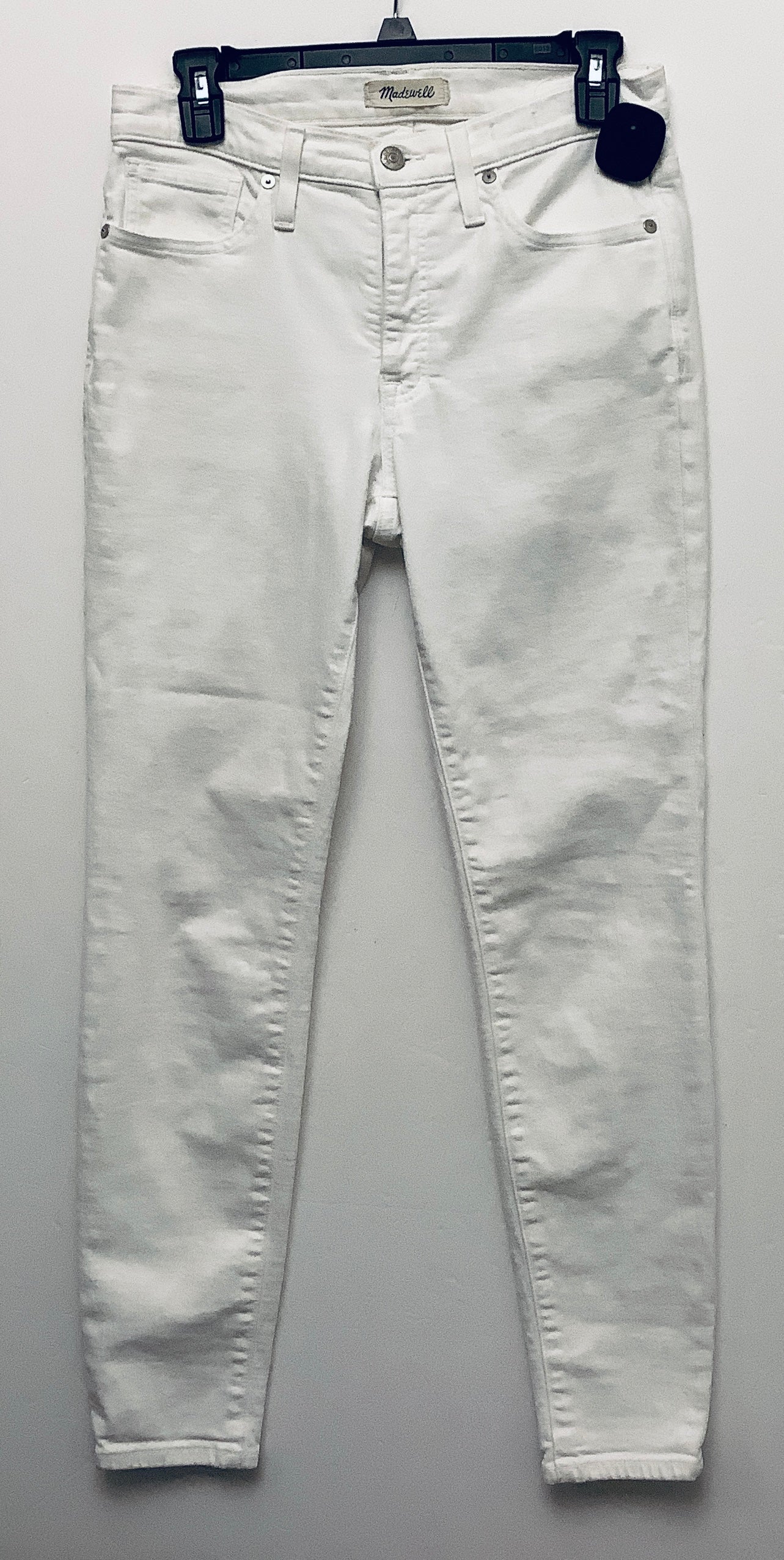 Jeans Skinny By Madewell In White, Size: 6