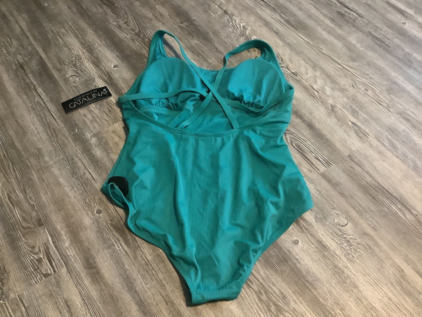 Green Swimsuit Catalina, Size 1x