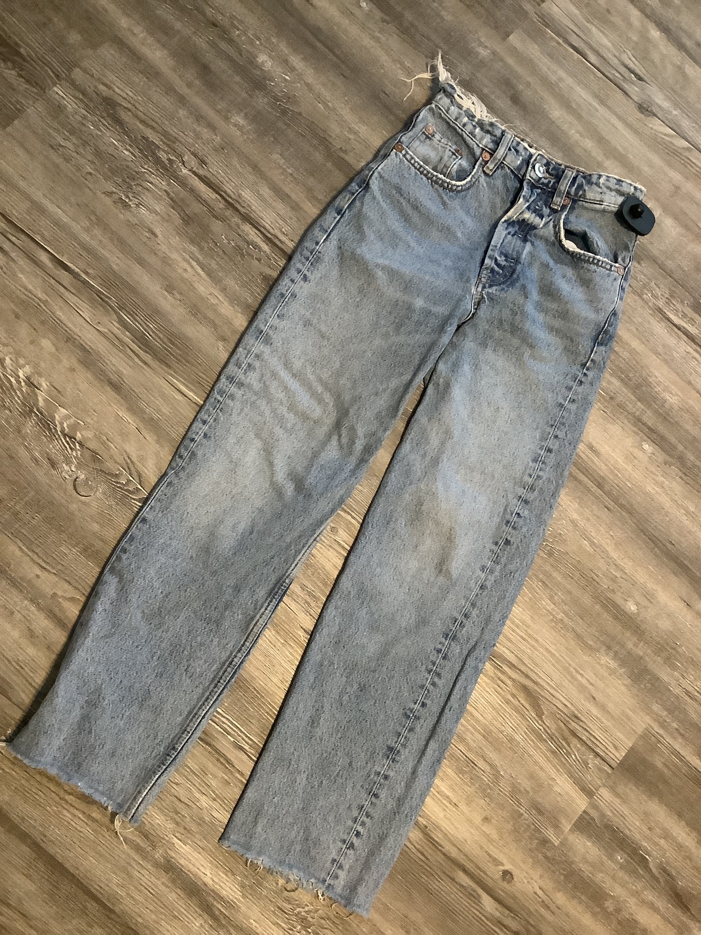 Blue Denim Jeans Boyfriend Zara, Size 0