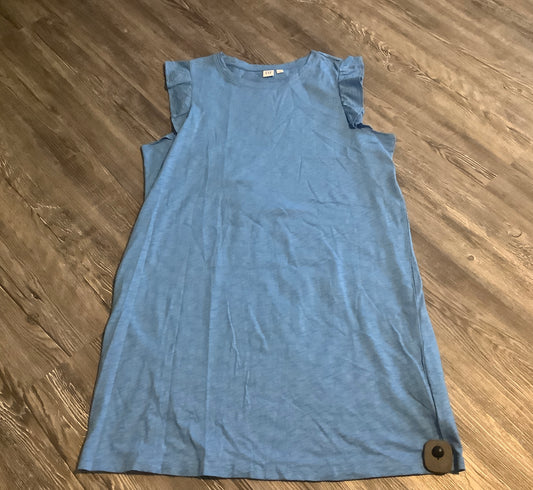 Dress Casual Midi By Gap In Blue, Size: L