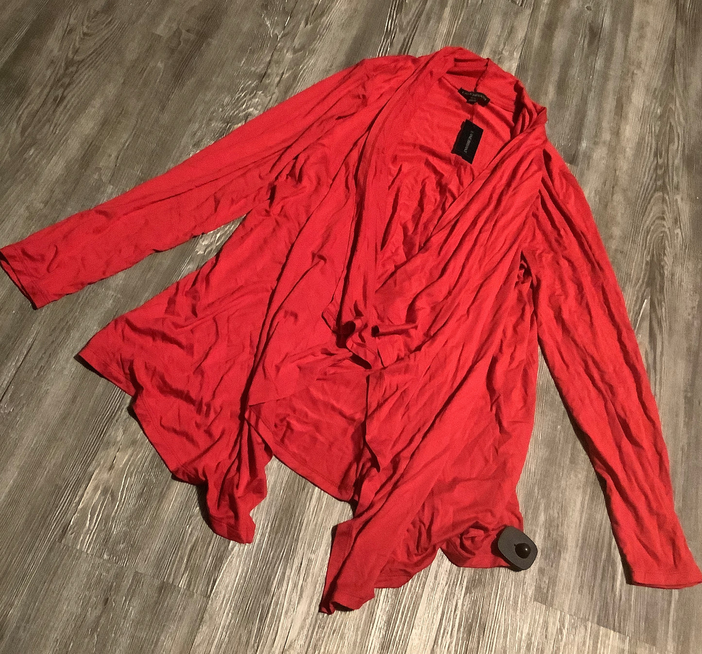 Sweater Cardigan By Lane Bryant In Red, Size: Xl