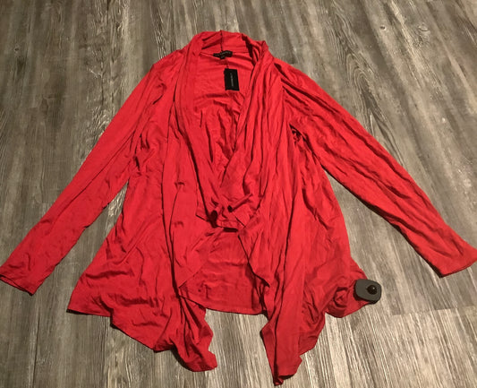 Sweater Cardigan By Lane Bryant In Red, Size: Xl