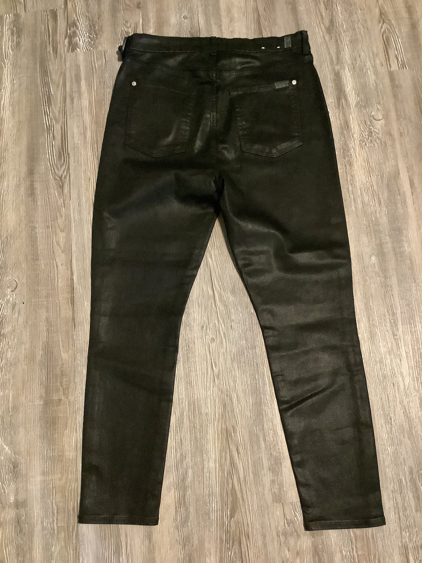 Jeans Skinny By 7 For All Mankind In Black, Size: 14