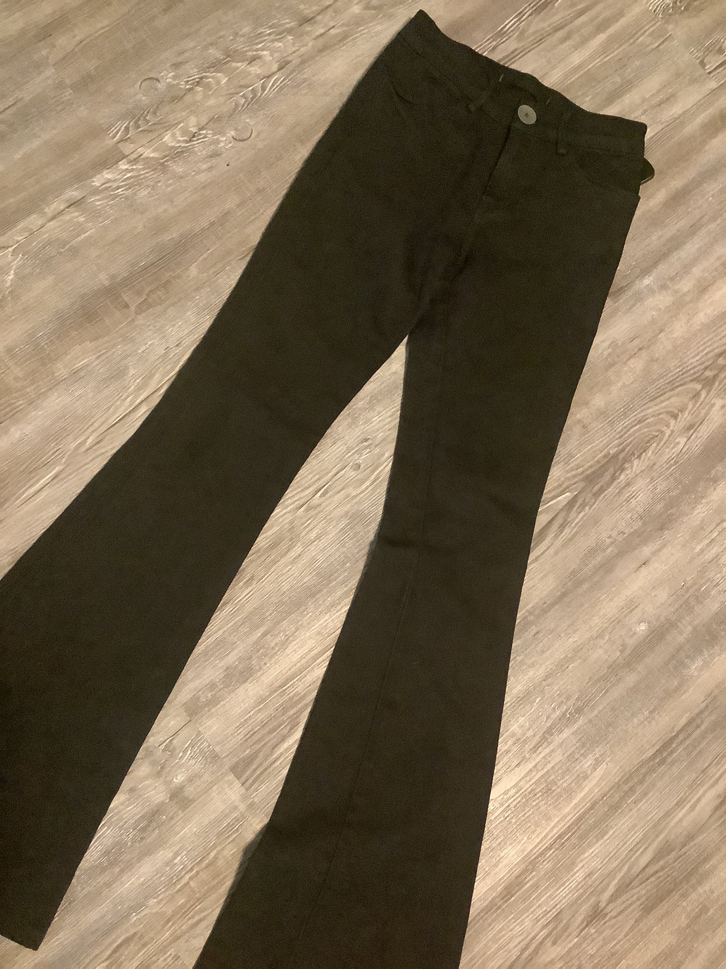 Jeans Flared By J Brand In Black Denim, Size: 2