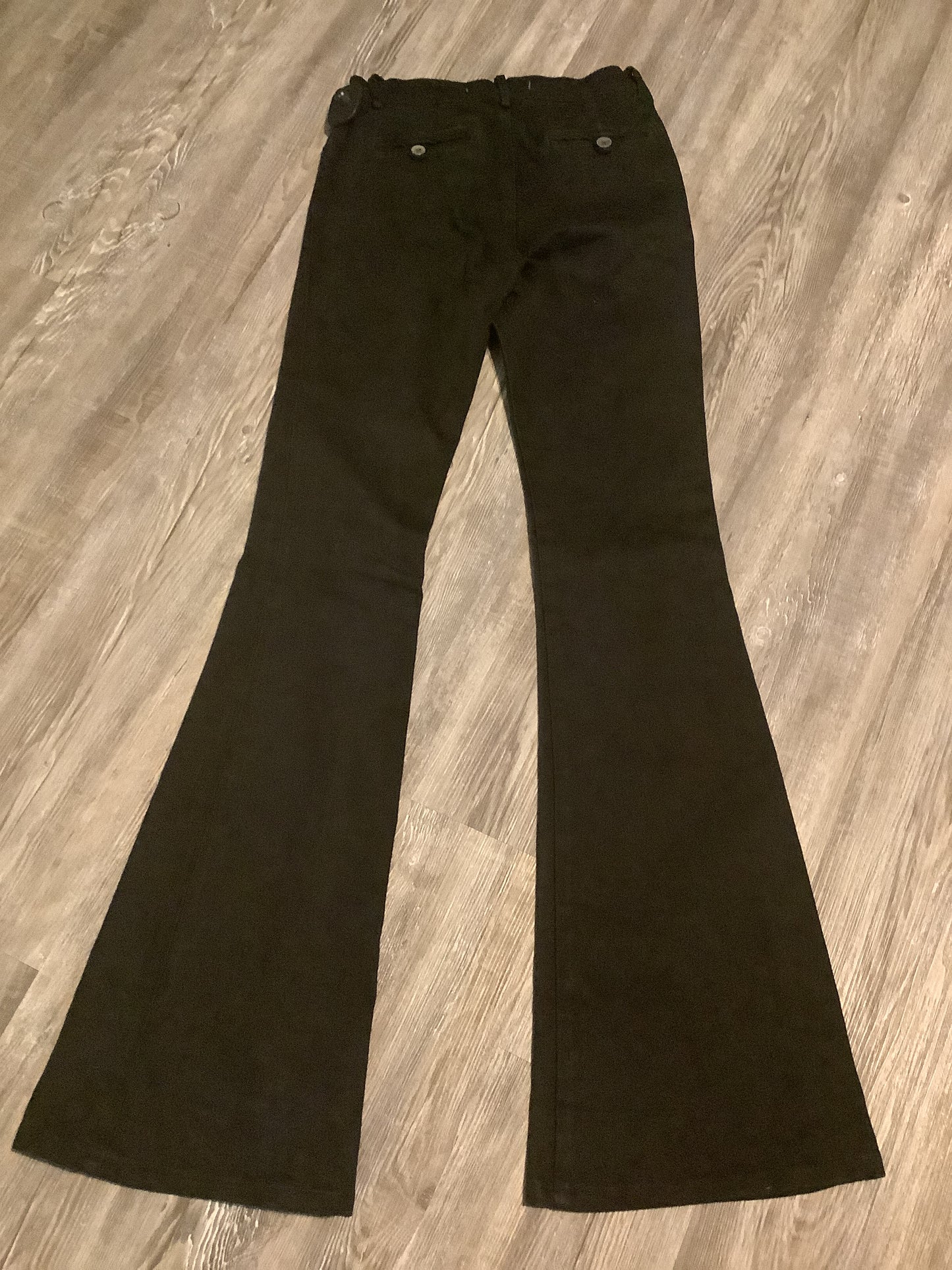 Jeans Flared By J Brand In Black Denim, Size: 2