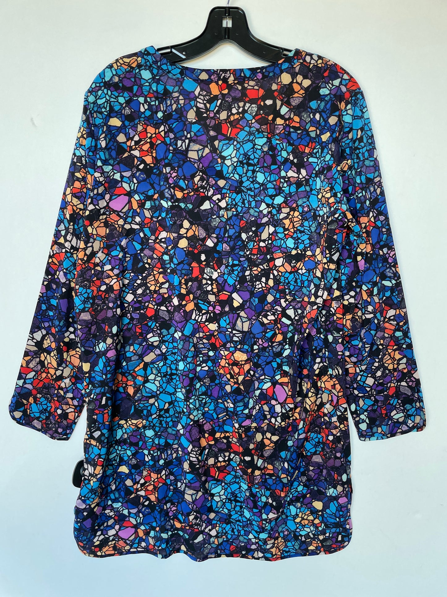 Top Long Sleeve By Joan Vass In Multi-colored, Size: M