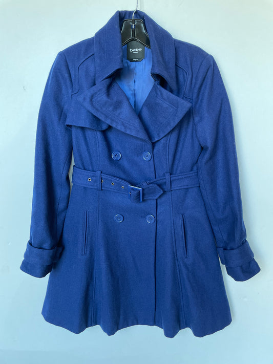 Coat Peacoat By Bebe In Blue, Size: S