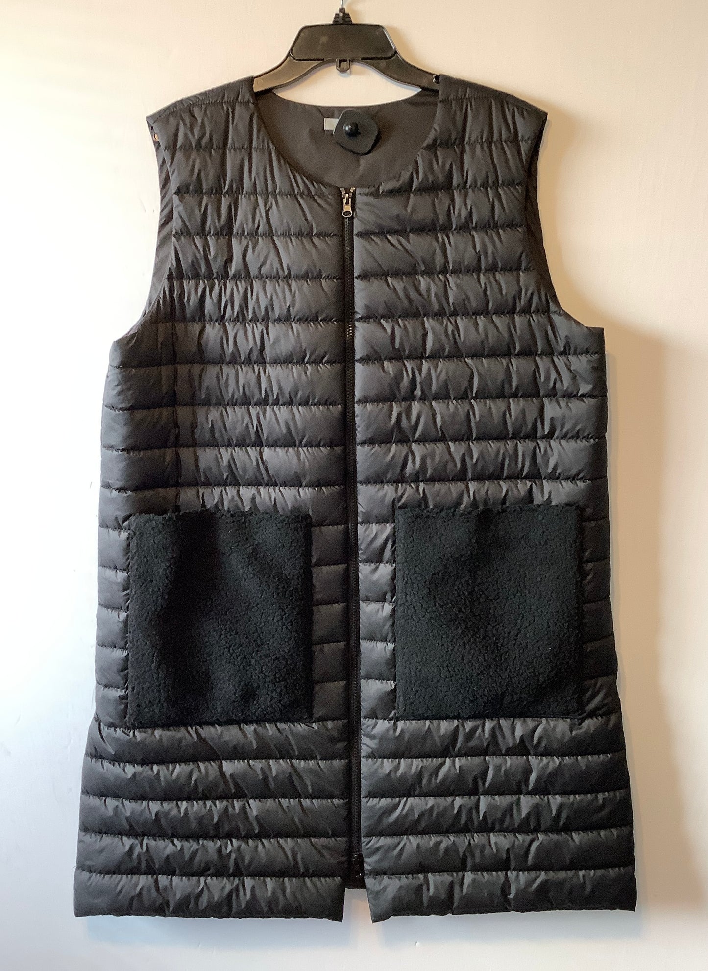 Vest Puffer & Quilted By Clothes Mentor In Black, Size: Xxl