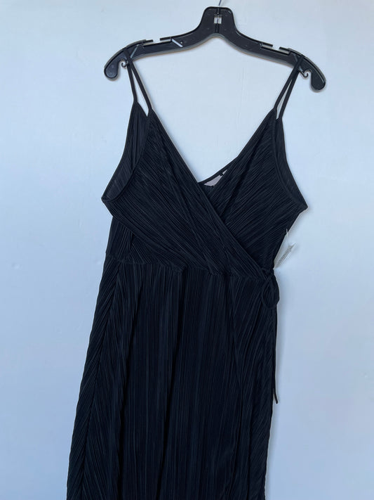 Dress Party Midi By H&m In Black, Size: M