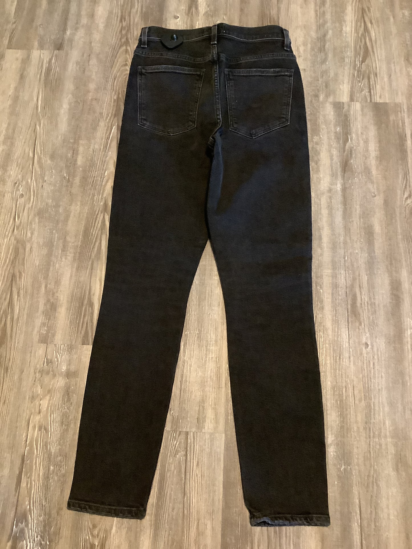 Jeans Skinny By Agolde In Black Denim, Size: 2