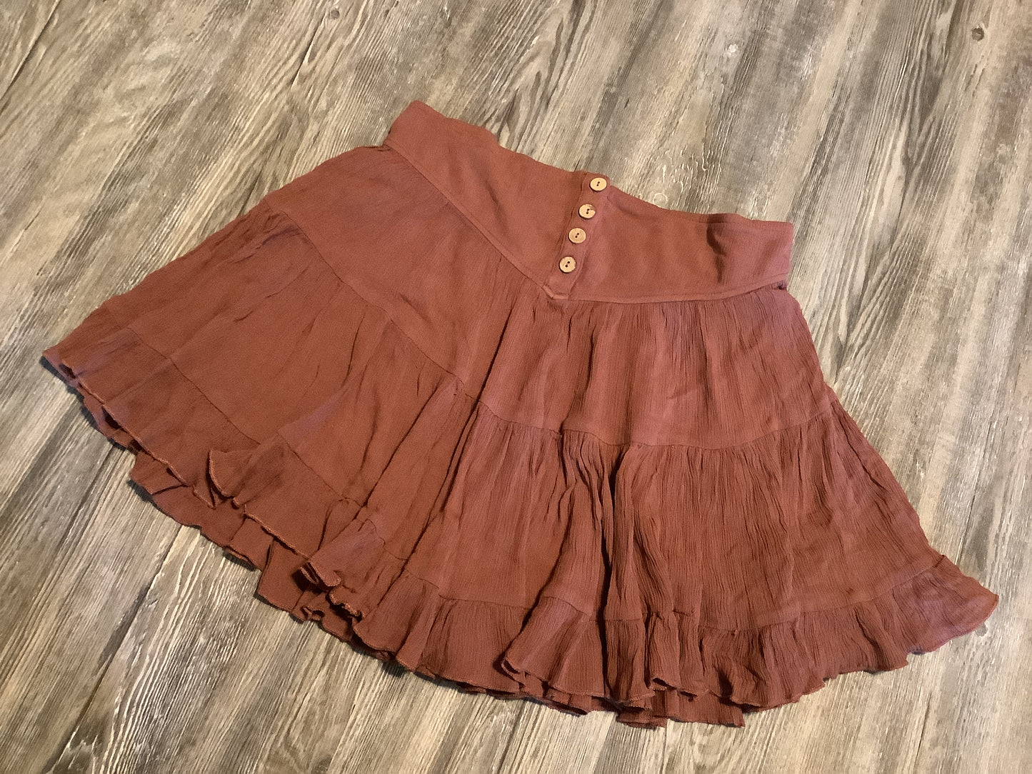 Skirt Mini & Short By Free People In Orange, Size: S