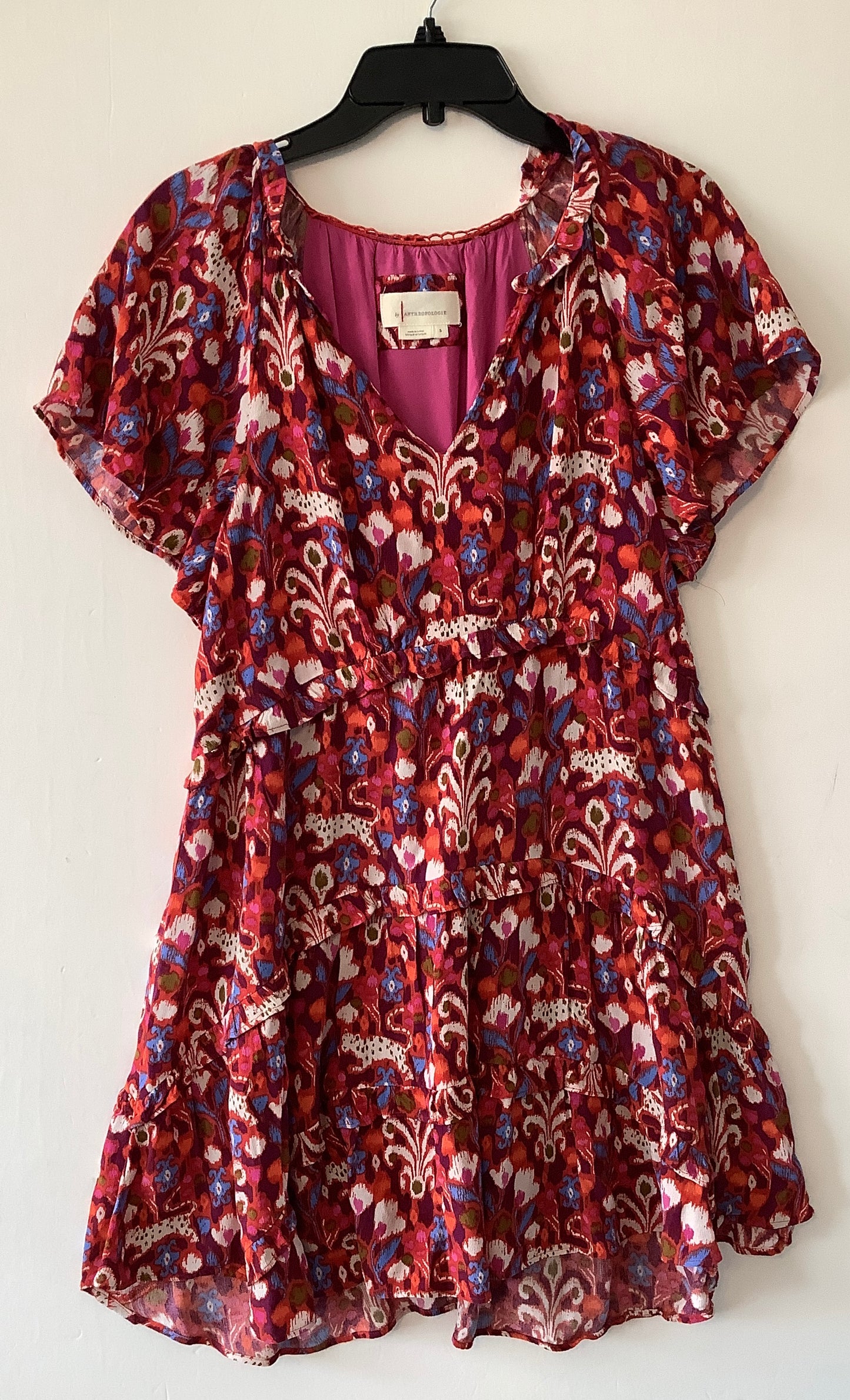 Dress Casual By Anthropologie In Red, Size: S