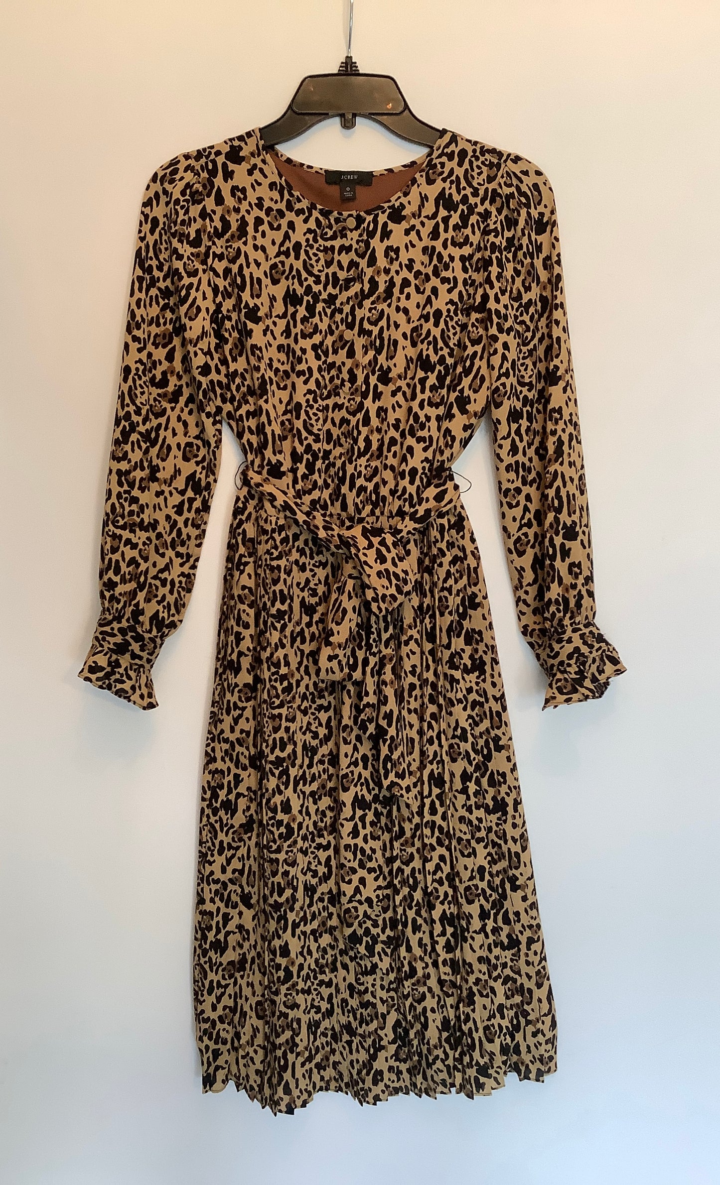 Dress Party Midi By J. Crew In Animal Print, Size: Xs