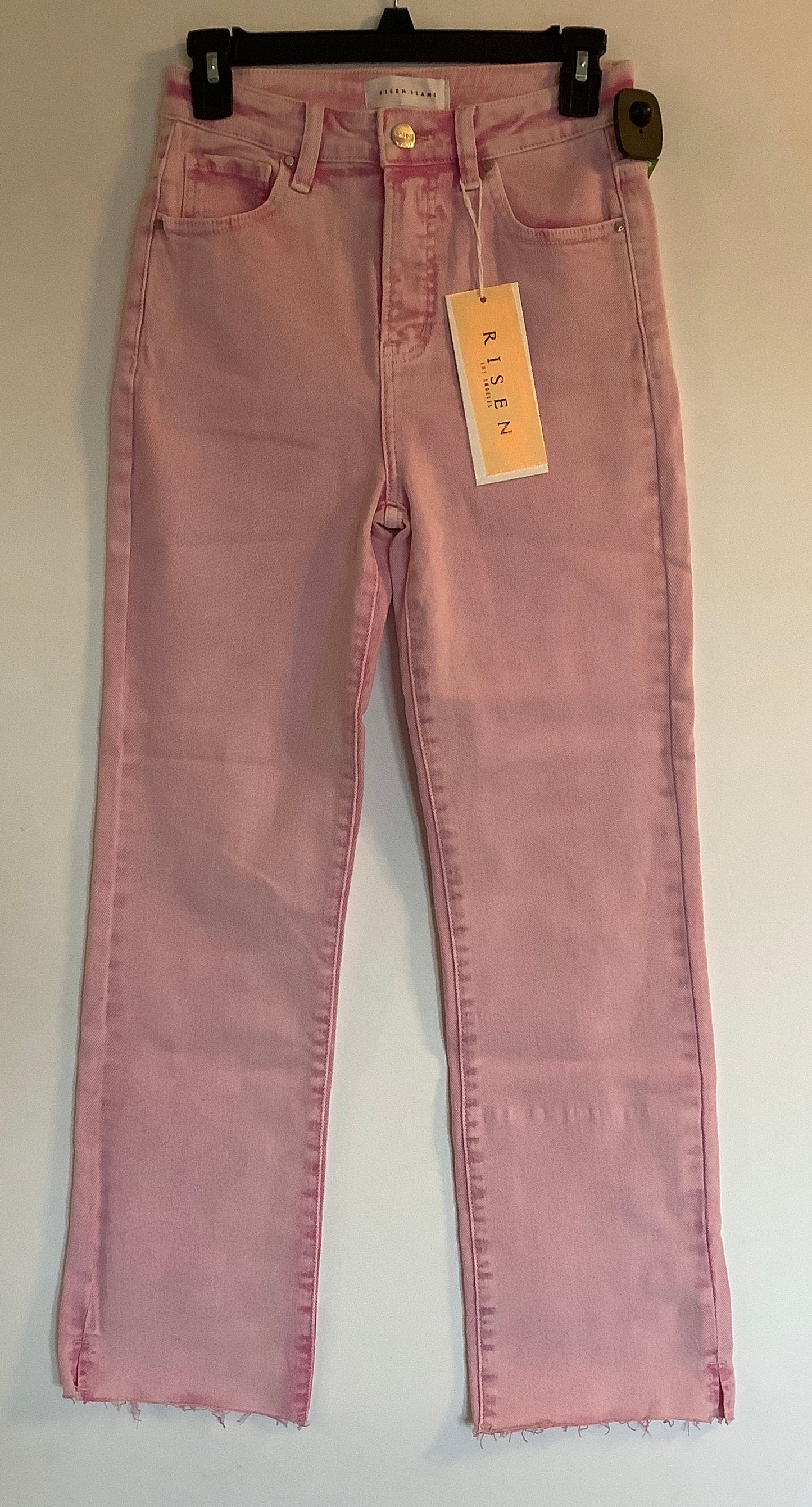 Jeans Straight By Risen In Pink, Size: 2