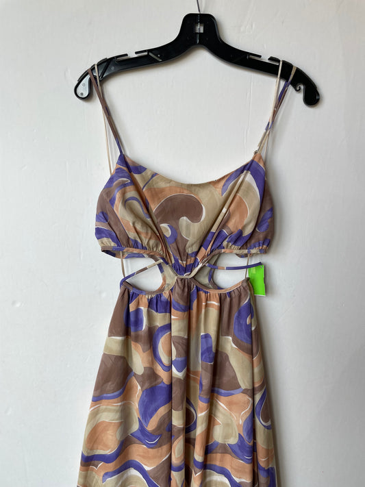 Dress Party Long By Astr In Purple & Tan, Size: M