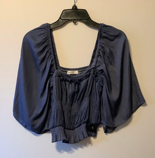 Top Long Sleeve By Mustard Seed In Blue, Size: S