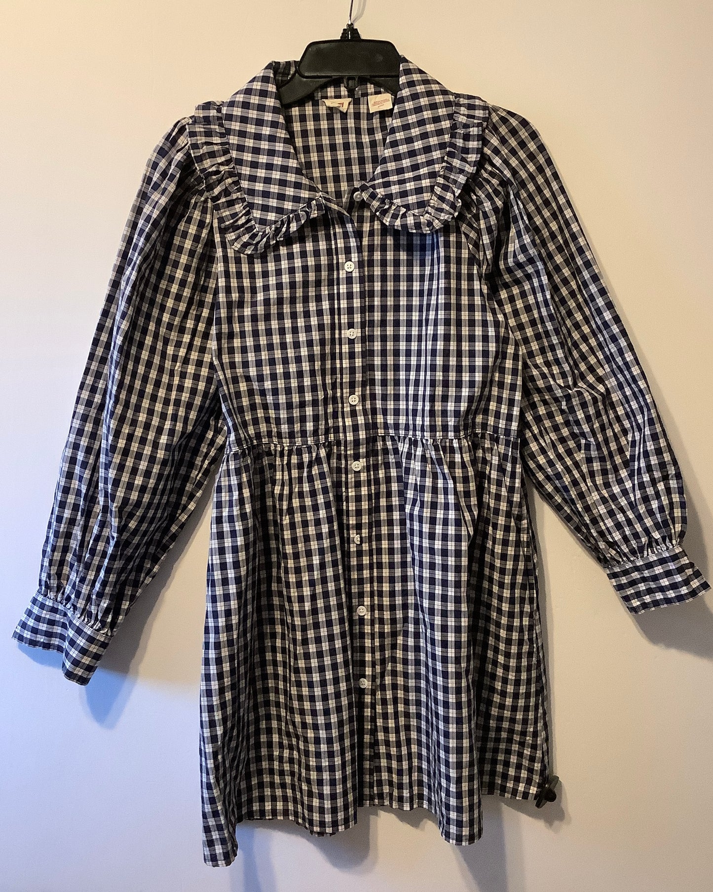 Dress Casual Midi By Levis In Checkered Pattern, Size: S