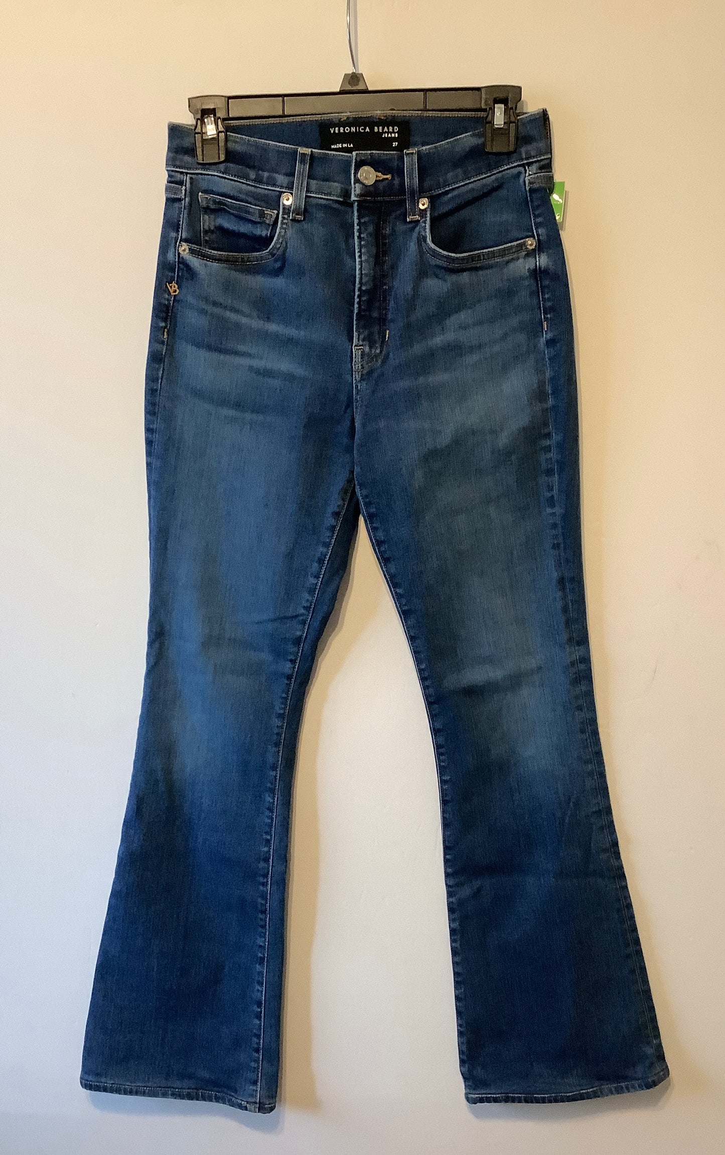 Jeans Flared By Veronica Beard In Blue Denim, Size: 4