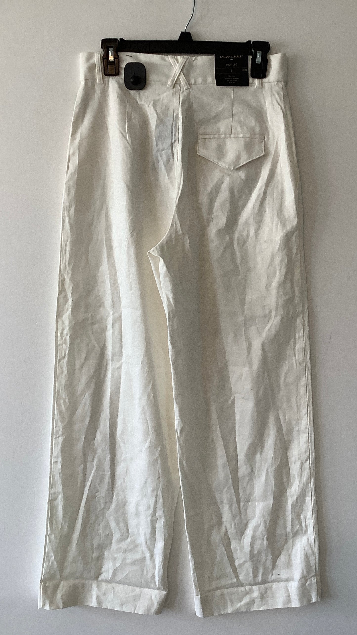 Pants Linen By Banana Republic In White, Size: 6