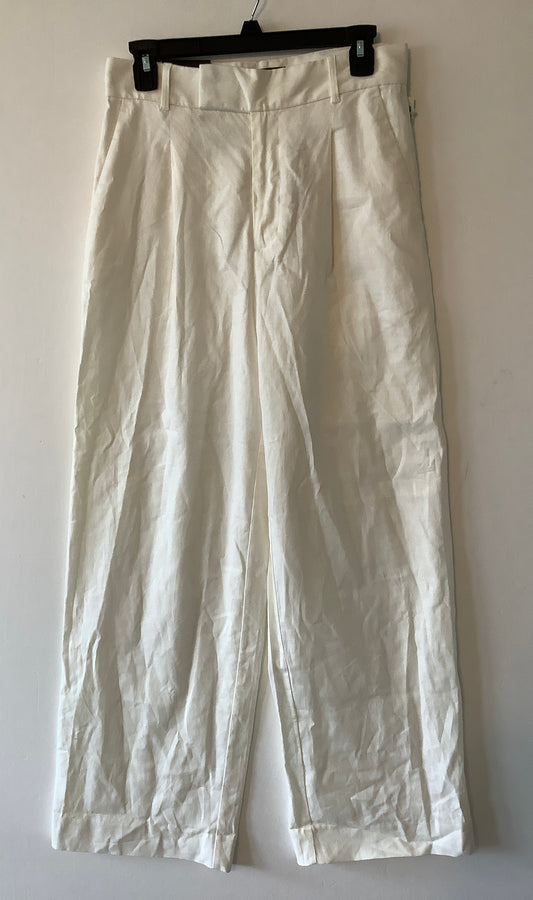 Pants Linen By Banana Republic In White, Size: 6