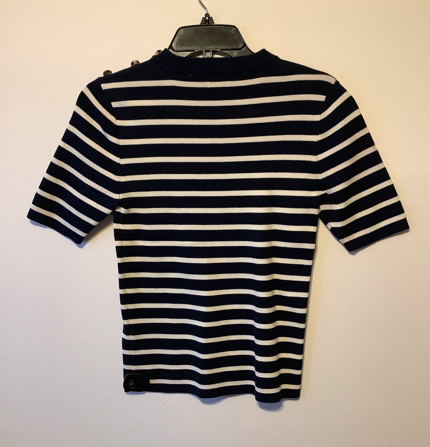 Top Short Sleeve By J. Crew In Striped Pattern, Size: S