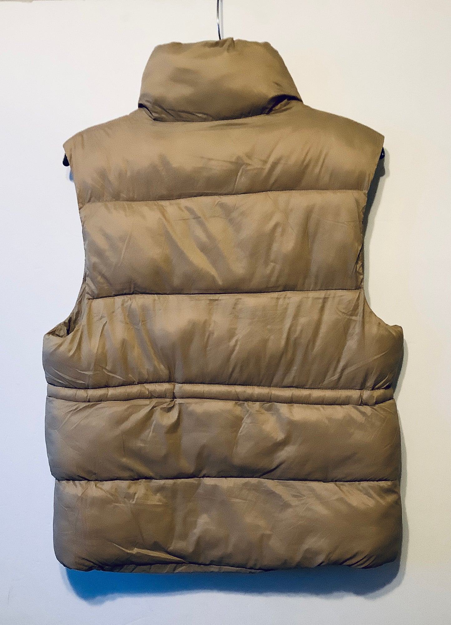 Vest Puffer & Quilted By Love Tree In Tan, Size: S