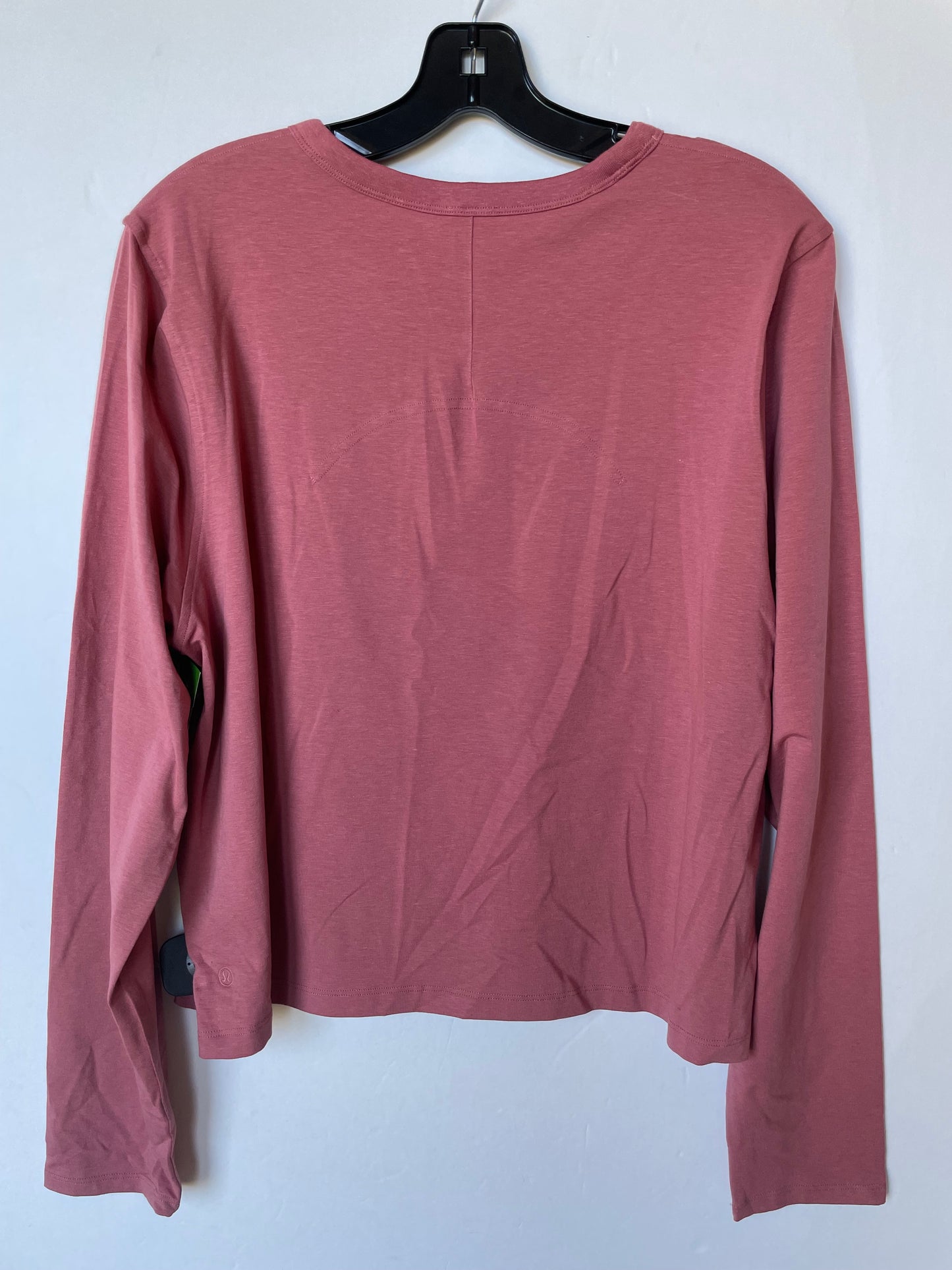 Athletic Top Long Sleeve Crewneck By Lululemon In Red, Size: L