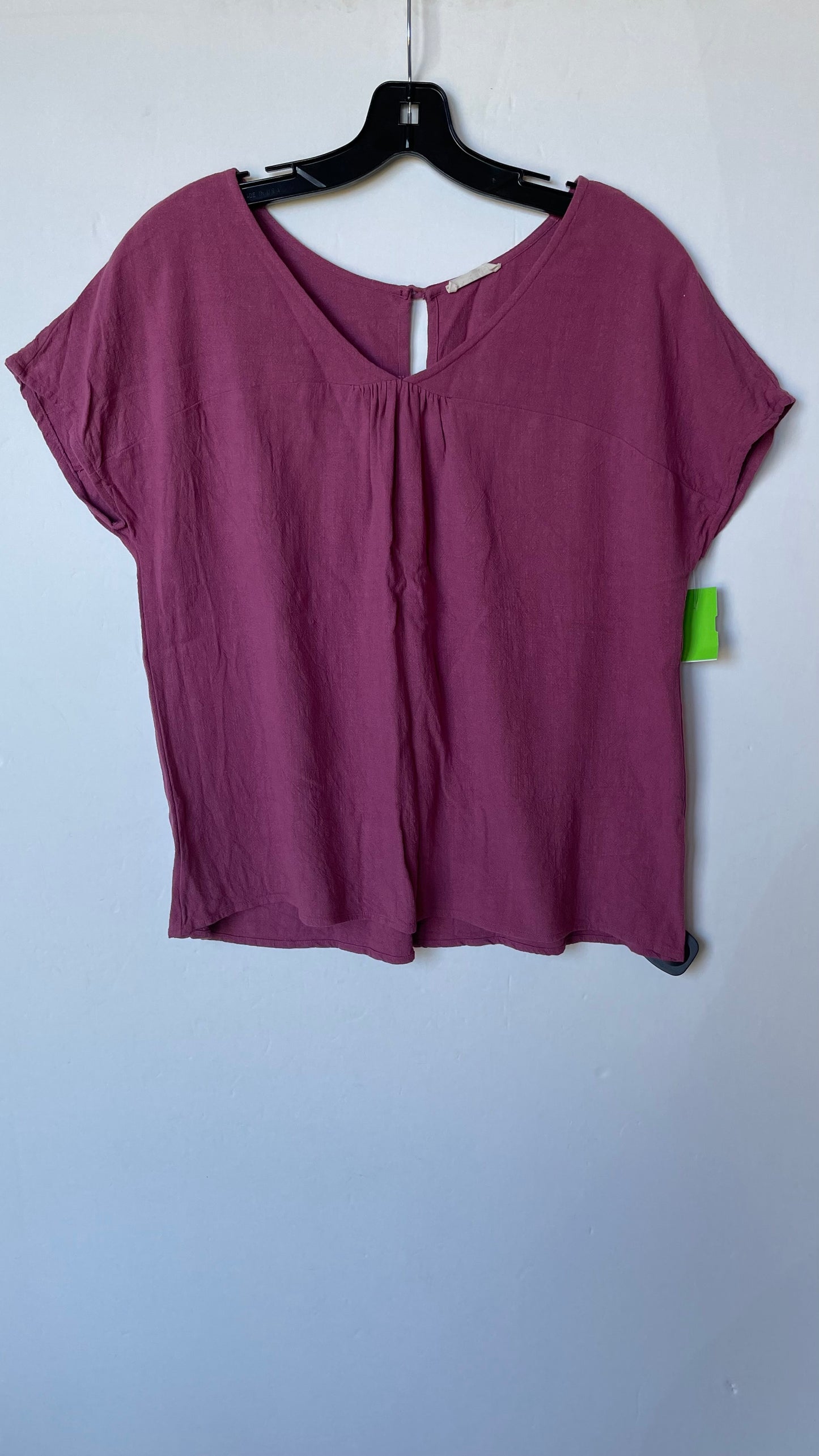 Top Short Sleeve By Kori America In Purple, Size: S