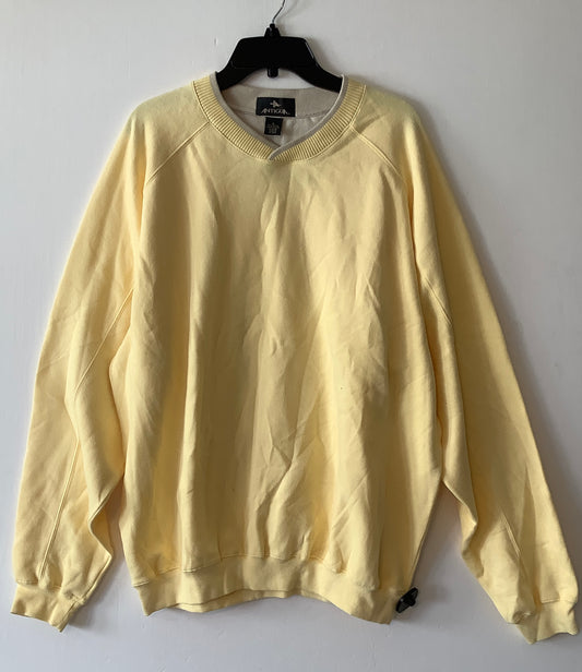 Sweatshirt Crewneck By Clothes Mentor In Yellow, Size: Xl