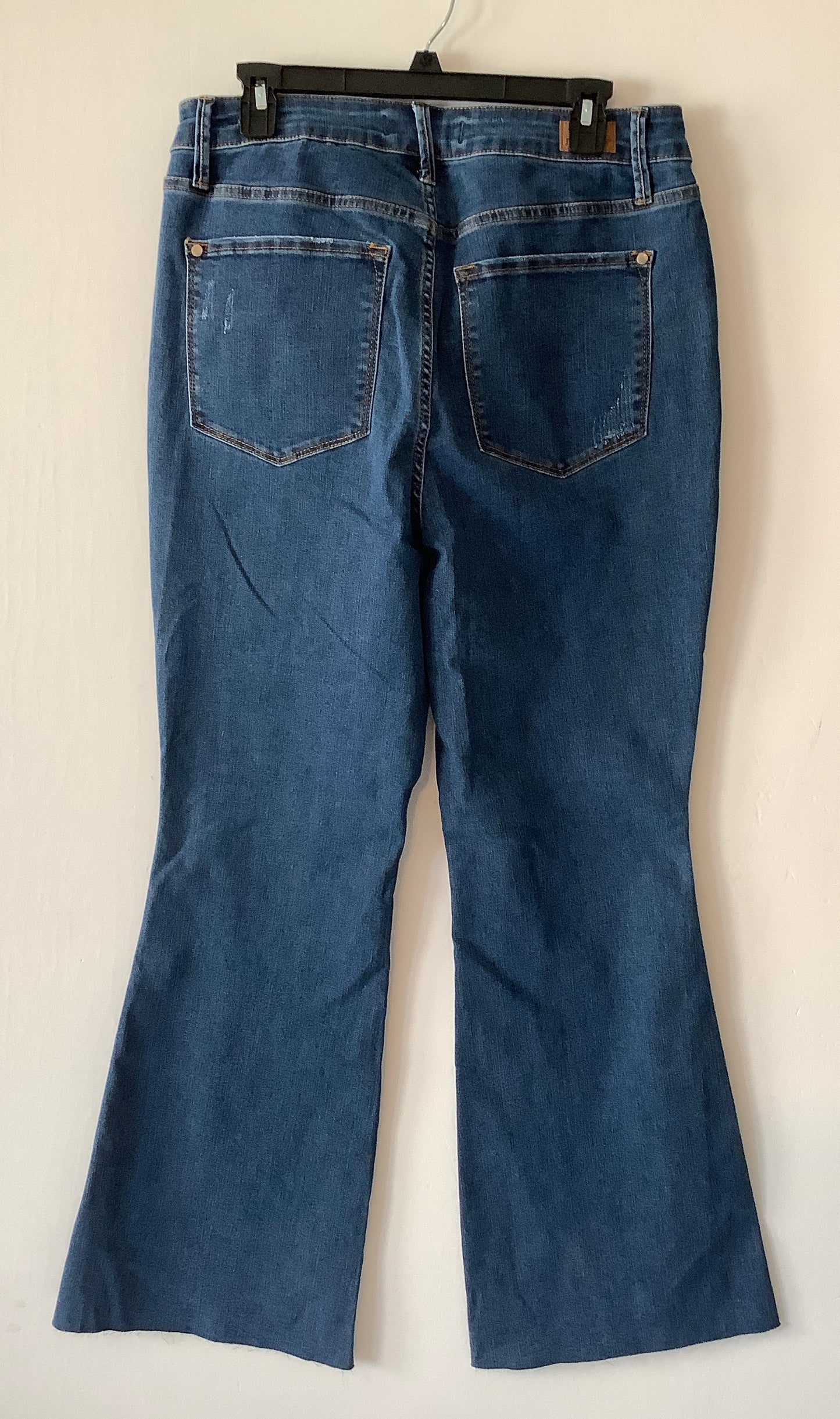 Jeans Flared By Judy Blue In Blue Denim, Size: 14