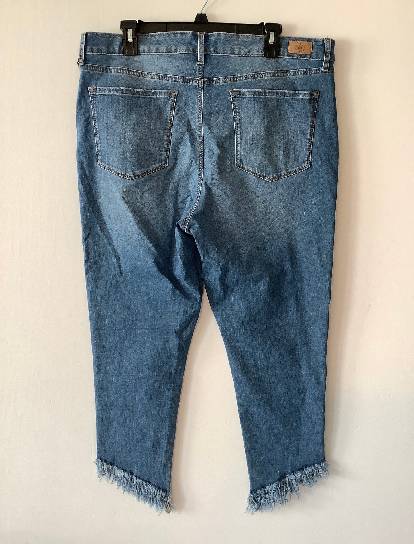 Jeans Cropped By Sofia By Sofia Vergara In Blue Denim, Size: 18