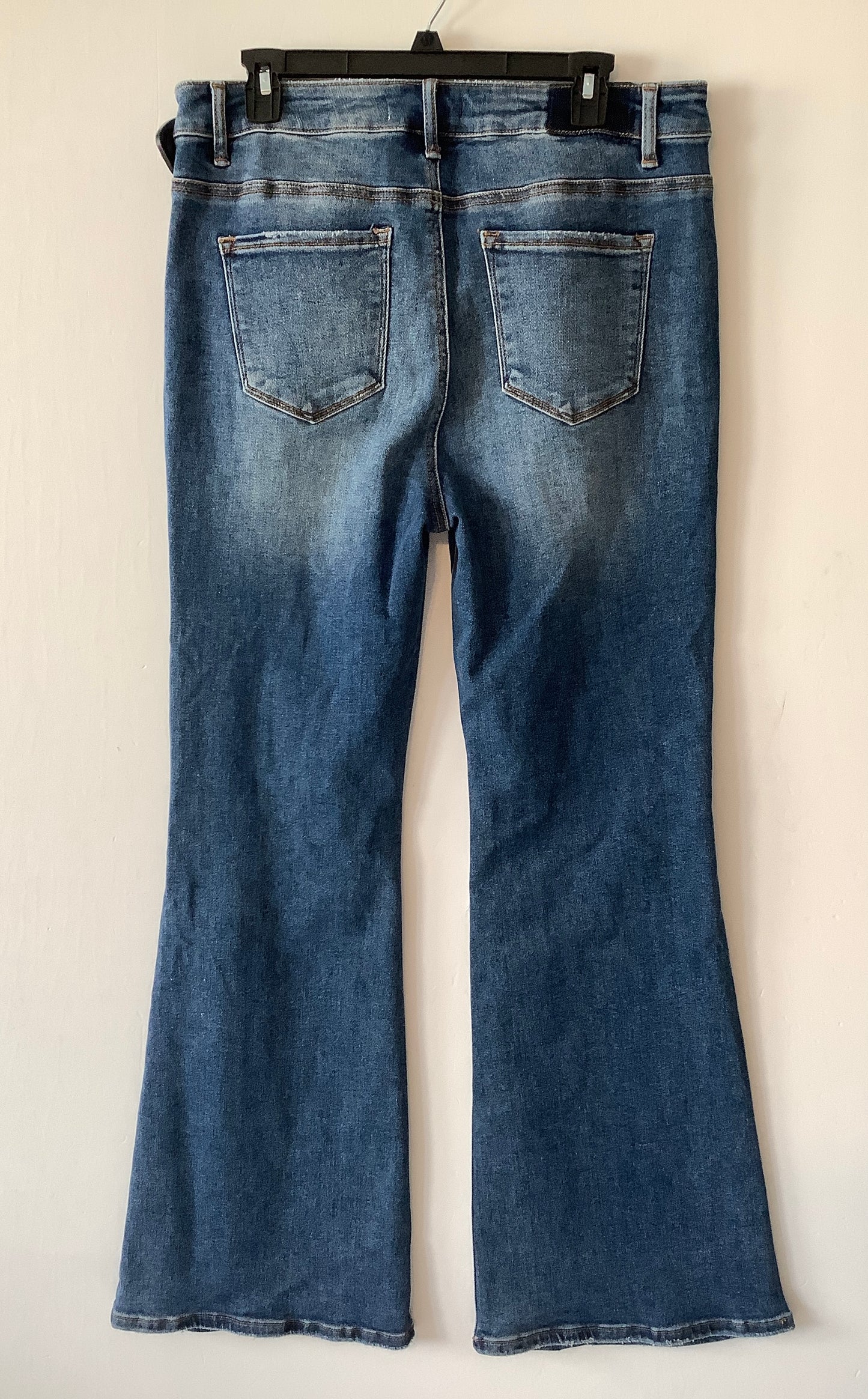 Jeans Flared By Risen In Blue Denim, Size: 1x