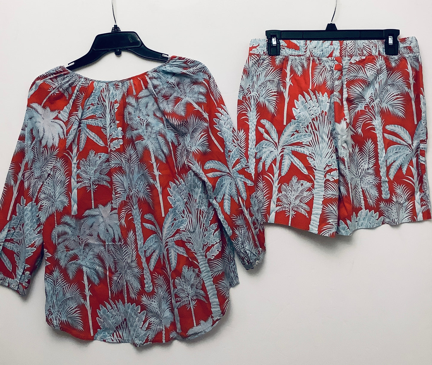 Shorts Set By Talbots In Tropical Print, Size: S