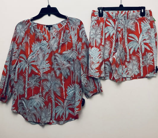 Shorts Set By Talbots In Tropical Print, Size: S