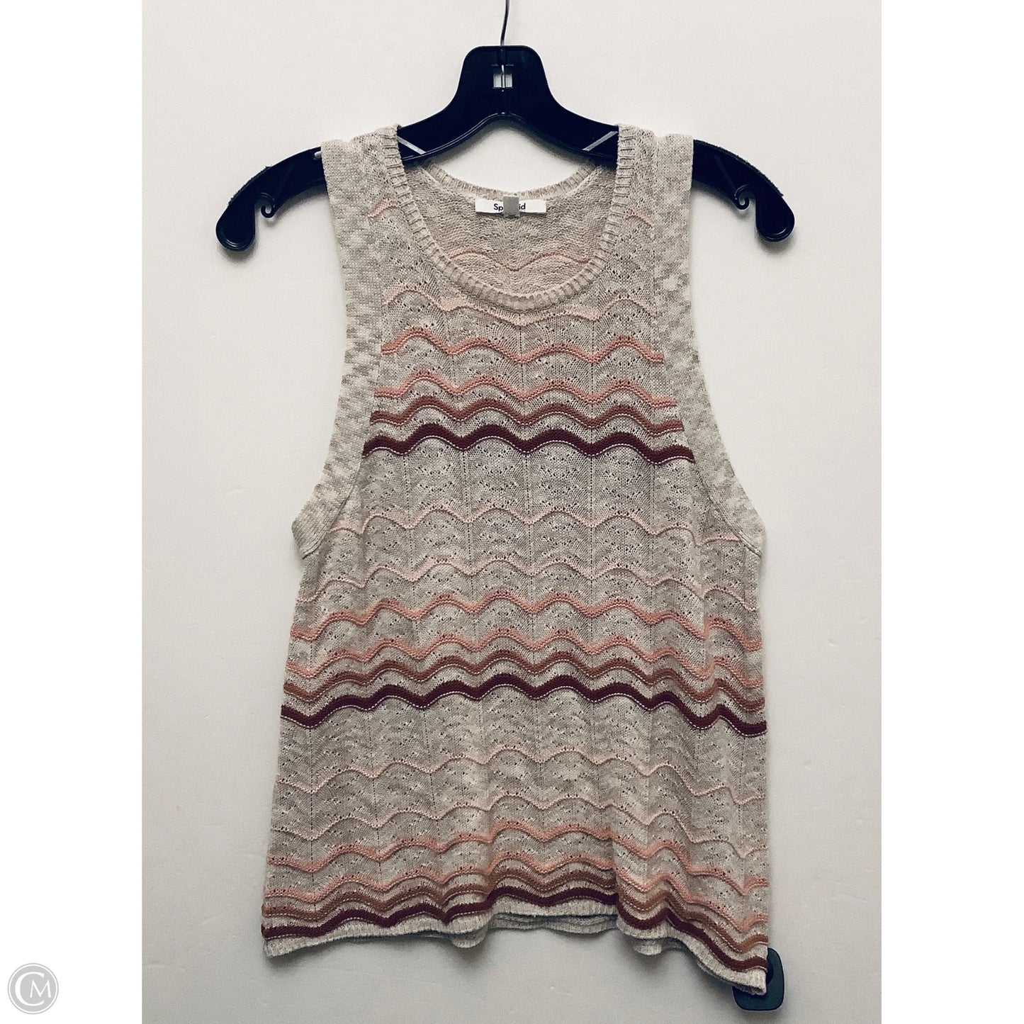 Top Sleeveless By Splendid In Cream, Size: M