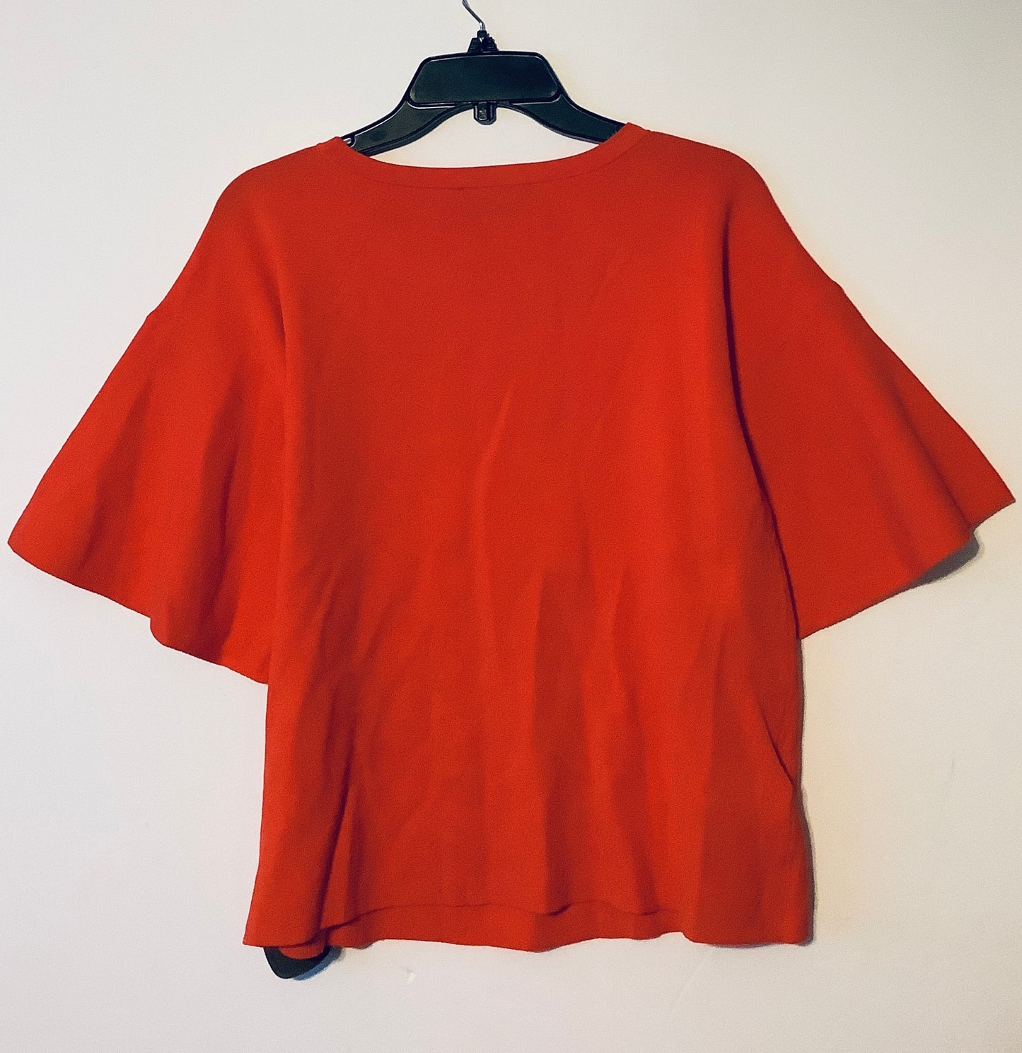 Top Short Sleeve By Ann Taylor In Orange, Size: L