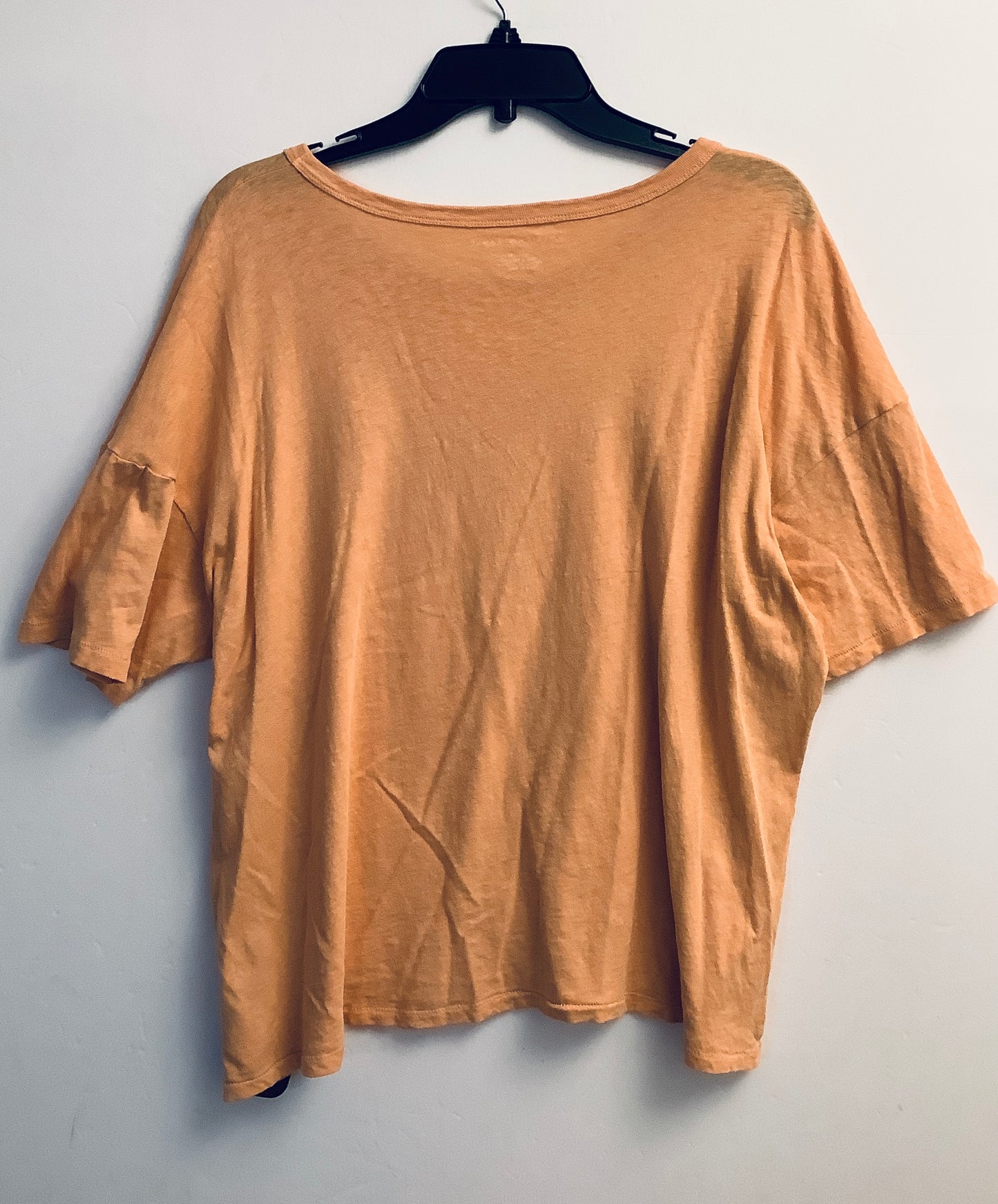 Top Short Sleeve Basic By American Eagle In Orange, Size: M