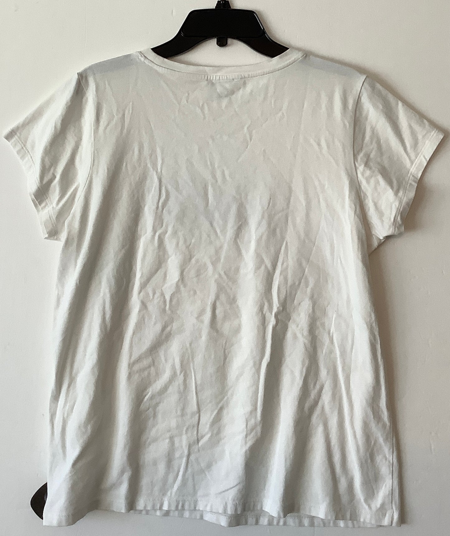 Top Short Sleeve Basic By Calvin Klein In White, Size: L