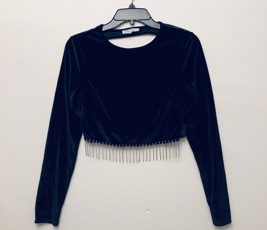 Top Long Sleeve By Clothes Mentor In Black, Size: S