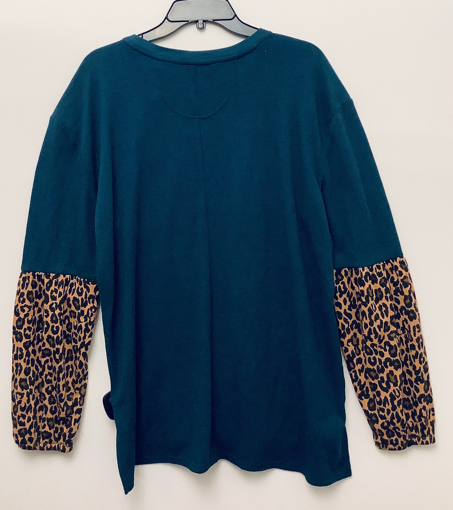 Top Long Sleeve By Clothes Mentor In Blue, Size: Xl