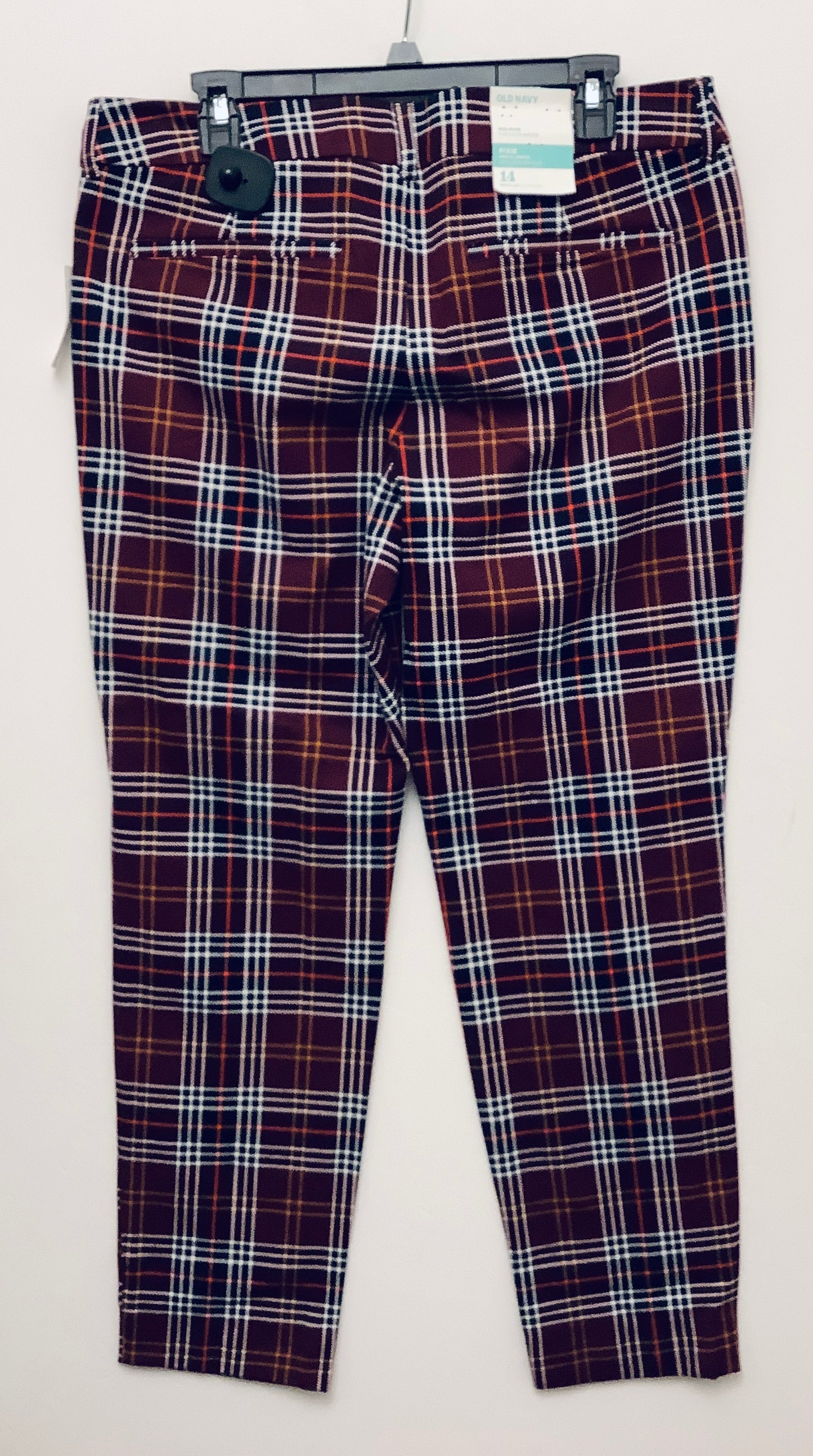 Pants Other By Old Navy In Plaid Pattern, Size: 14