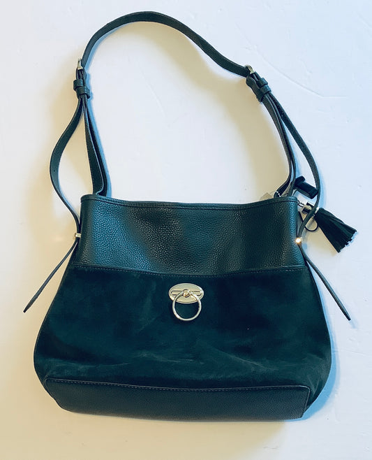 Handbag Leather By Talbots, Size: Medium