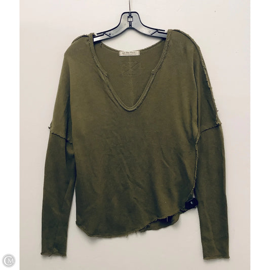 Top Long Sleeve By We The Free In Green, Size: L