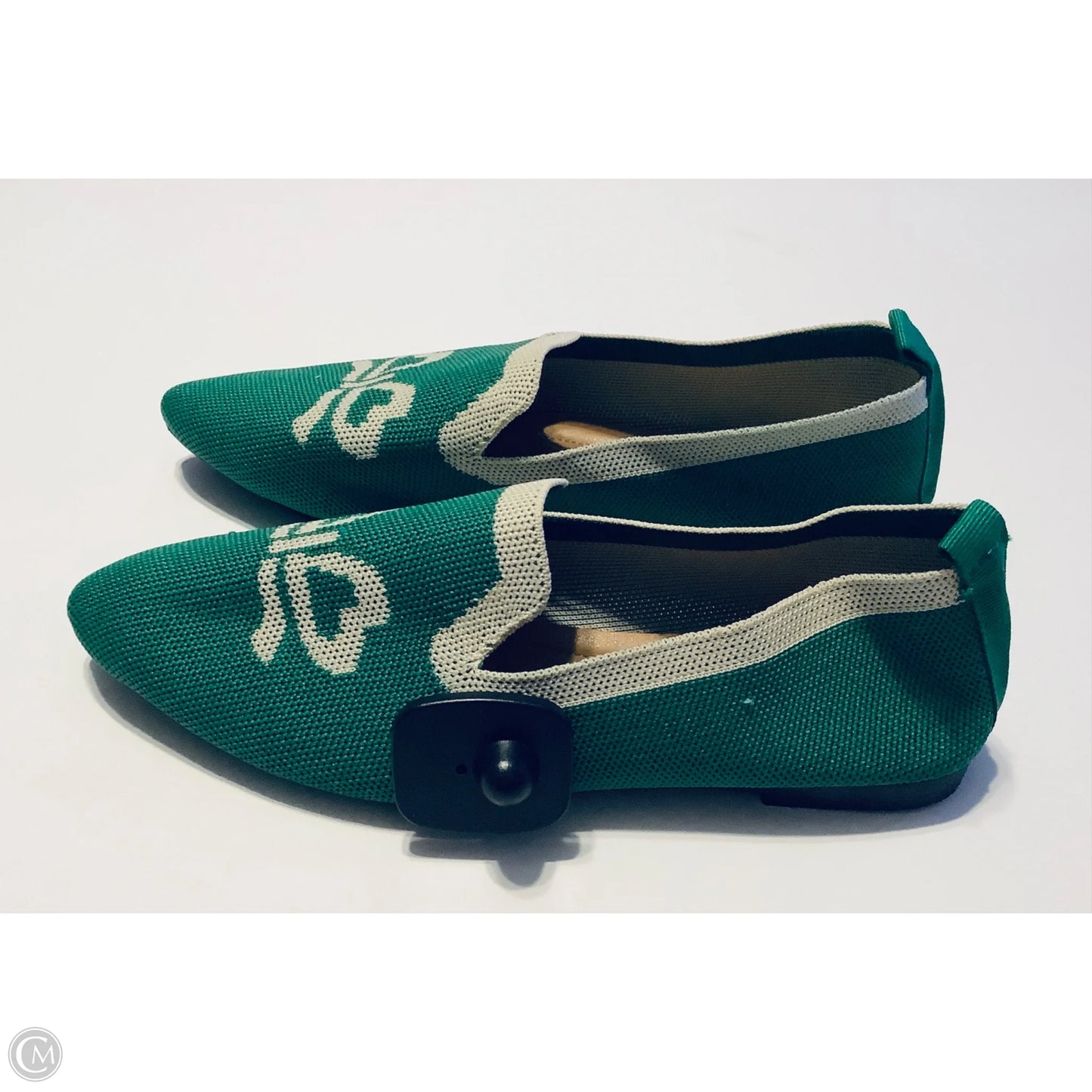 Shoes Flats By Cmc In Green, Size: 9