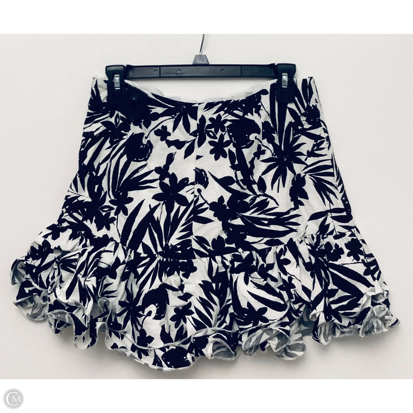 Skirt Mini & Short By Cmc In Black & White, Size: L