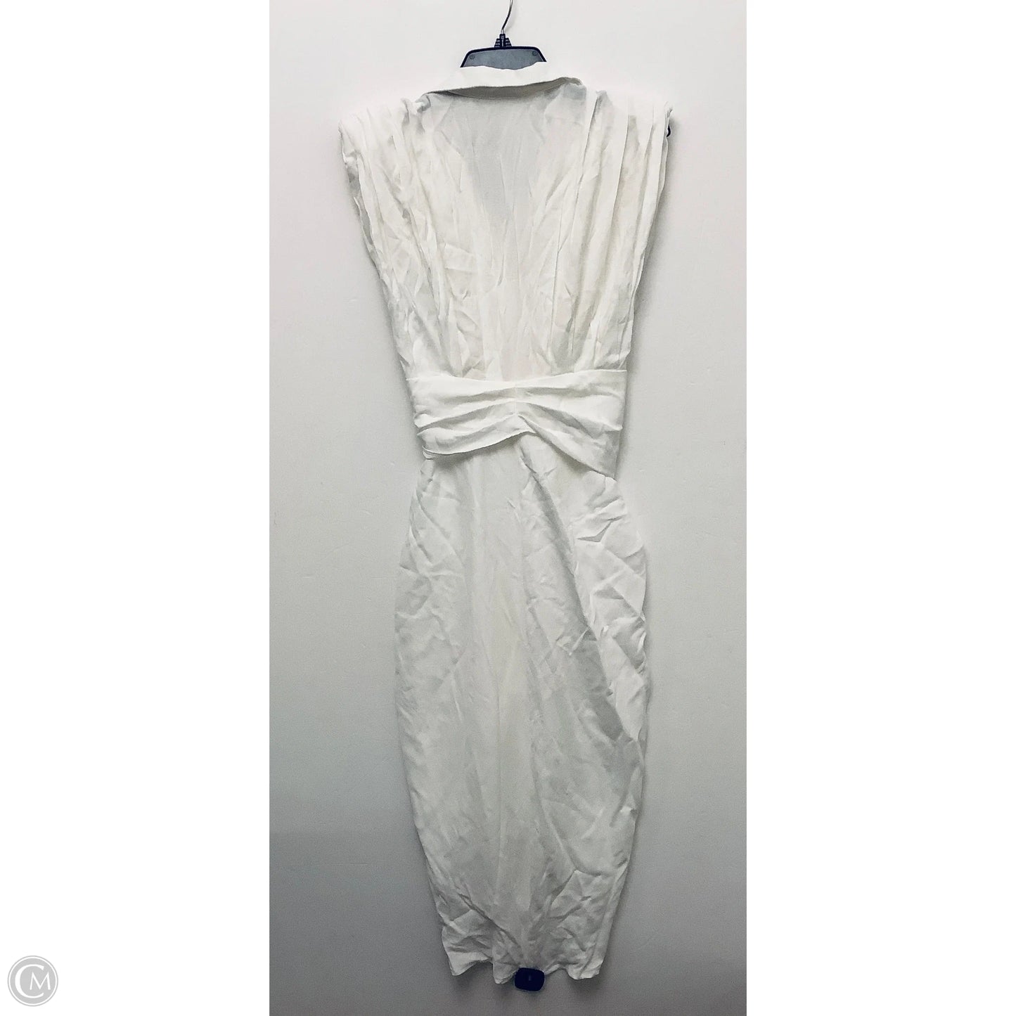 Dress Casual Midi By Cmc In White, Size: L