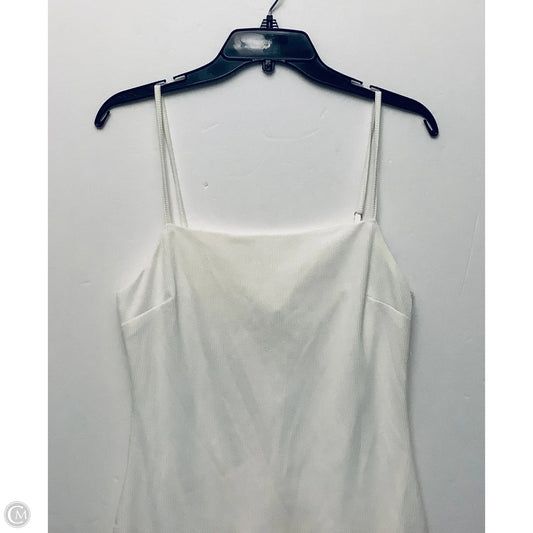 Dress Casual Midi By Cmc In White, Size: L